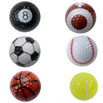 Gonkux高尔夫球 运动球组 高尔夫模拟球 创意礼品 6个／盒