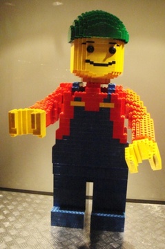 兼容品牌积木LEGO积木立体模型 创意定制 玩偶 宣传展示品 创意人