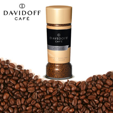 Davidoff/大卫杜夫100%原装进口新鲜正品柔和速溶咖啡无糖100g/罐