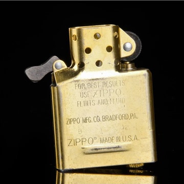 原装正品 打火机zippo正版限量 ZIPPO专用 金色普通内胆 备用配件