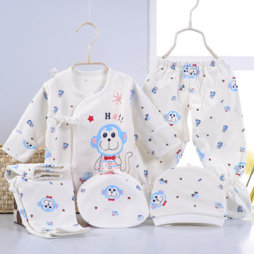 新生儿衣服0-3个月纯棉初生婴儿内衣和尚服宝宝四季服装1674