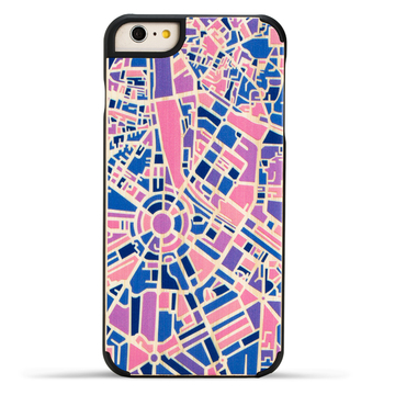 新德里地图系列彩绘手机壳 适用于苹果 iphone6/6 plus 5.5英寸