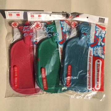 上海永字大号双斜纹 1750ML橡胶PVC暖水袋充注水热水袋 送绒布套