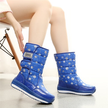 2015新款女士韩版中筒雪地靴保暖棉靴加厚棉鞋防滑雪靴防水短靴子