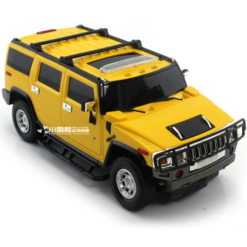 锦骏遥控车1:26悍马H2无线充电越野遥控车玩具车模型儿童玩具车模