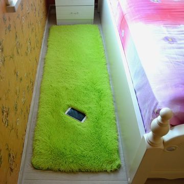 现代家用卧室房间床边长方形榻榻米满铺客厅茶几可机洗地毯进门垫
