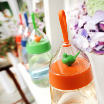 创意便携学生随手杯可爱塑料杯韩国韩版防漏带盖水瓶男女水壶杯子
