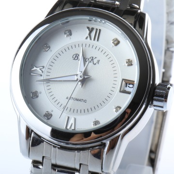 瑞士正品牌高端机械表时尚精致钢带女表防水日历炫酷夜光品质手表