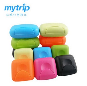 刘涛推荐旅行防漏带锁扣密封香皂盒便携手工皂盒带盖创意肥皂沥水