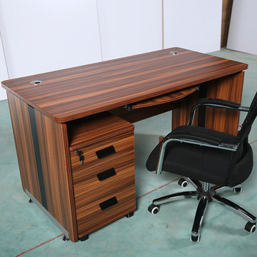江苏办公家具单人办公桌椅台式办公电脑桌1.2米简约现代老板桌子