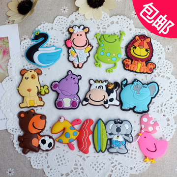 【天天特价】韩国创意卡通动物冰箱贴磁贴 儿童早教玩具磁贴 包邮
