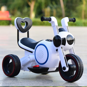 新款儿童电动车摩托车三轮车宝宝童车可座电瓶车玩具车汽车带音乐