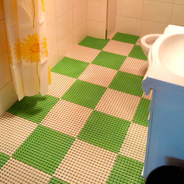 浴室拼接防滑垫 DIY拼接卫浴隔水地垫 厨房卫生间垫子 阳台垫子