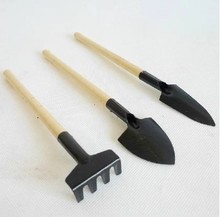 园艺工具 迷你三件套 铲 耙 锹 多肉植物盆栽花卉栽种松土专用