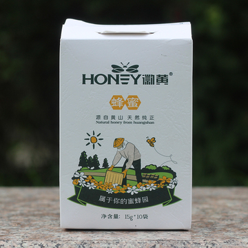 中华神蜂土蜂蜜 徽黄出口品质独立包装 开袋即冲泡 出差方便携带