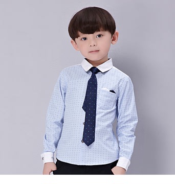 新款品牌童衬衫 2015秋款韩版长袖衬衫中大童纯棉儿童衬衣 热卖