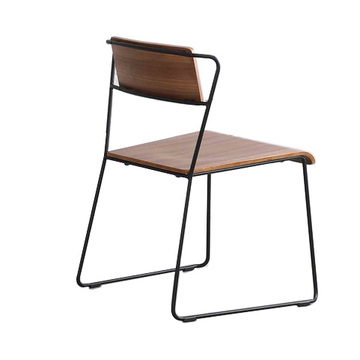 咖啡椅现代简约餐椅金属椅实木椅麦当劳椅肯德基椅西餐厅椅餐厅椅