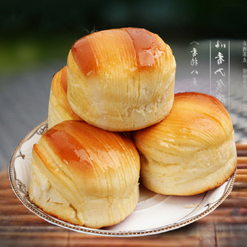 【哈立得_天然酵母面包80gx5】传统零食糕点心营养早餐口袋软面包