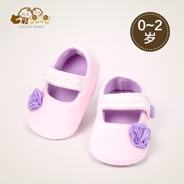 女宝宝鞋1-2岁学步鞋女童婴幼儿软底防滑不掉鞋新生儿步前鞋秋季