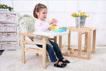 儿童餐椅实木无漆多功能宝宝吃饭椅子宜家婴儿餐桌椅小孩用木特价