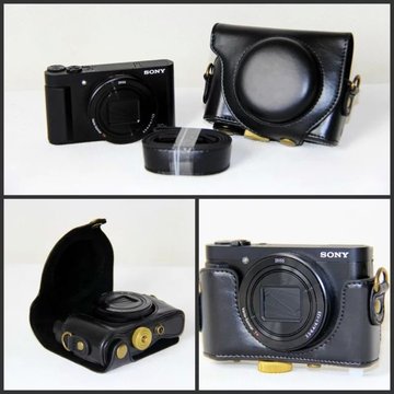 索尼黑卡DCS-RX100 II IV M2 M3 M4 HX50/60/90 WX500相机包 皮套