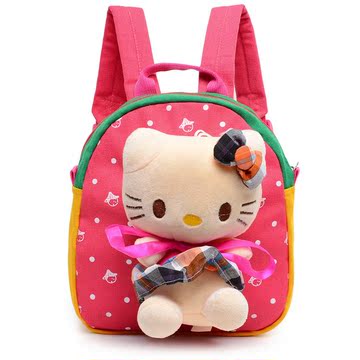 凯蒂猫儿童书包幼稚园小班中班学生女孩子幼儿园宝宝双肩包背包包