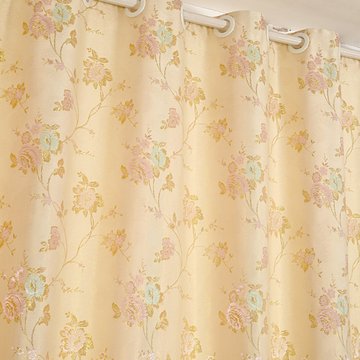 定制窗帘高档欧式客厅的卧室遮光窗帘遮光田园提花成品窗帘布料