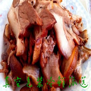 熏烧猪头肉 卤菜 泰州兴化特产熟食 零食 500g酒店专用