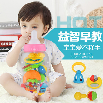 新生婴儿玩具婴儿玩具0-1岁摇铃套装组合宝宝益智早教响铃套装