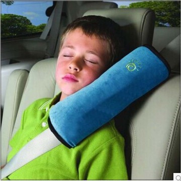 儿童安全带护肩 汽车安全带套 麂皮绒婴儿睡觉靠枕 4个颜色