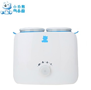 小白熊暖奶器多功能婴儿温奶器恒温消毒智能双奶瓶保温热奶器0859