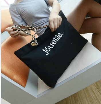 帆布背包2014新款韩版日系印花字母包购物包链条包单肩包手提大包