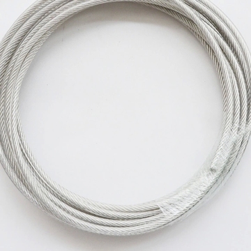 宏泰316不锈钢包塑钢丝绳 隐形防盗网 晾衣绳 透明 蓝色 2mm-3mm