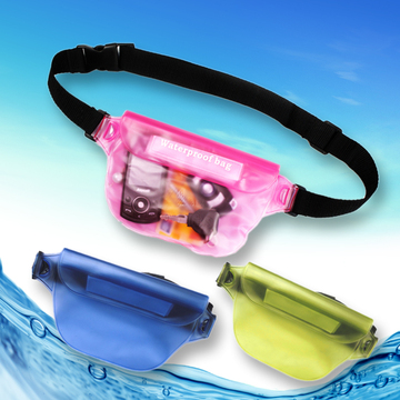 100%防水户外防水腰包 防水包 游泳防水袋 沙滩潜水防水包漂流袋