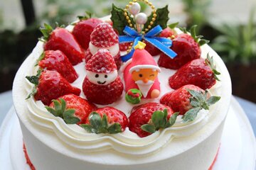 圣诞 草莓季 草莓圣诞蛋糕 6寸168  8寸198  杭州