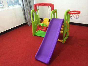 包邮中凯儿童室内大型玩具三合一篮球框滑梯秋千组合多功能滑梯