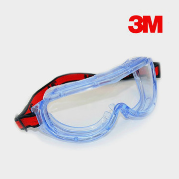 3M1623AF骑行防风沙眼镜防化学护目镜防雾防液体飞溅实验室手术用