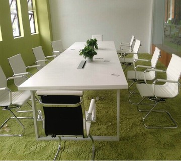 北京办公家具会议桌洽谈桌简约现代 时尚钢架会议桌会议椅/开会桌