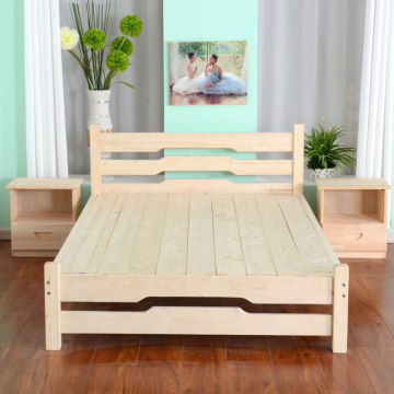 松木床特价包邮成人床单人床 1.2 双人床1.5儿童床1.0实木床