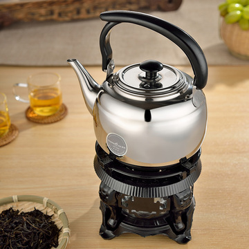 包邮不锈钢酒精炉专用茶壶电磁壶煮咖啡壶泡茶壶烧水壶直火水壶包
