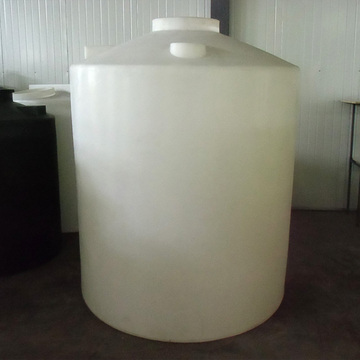 PE塑料容器 聚乙烯化工储罐/水箱/酸碱桶 3000L/升/3吨白色锥底桶
