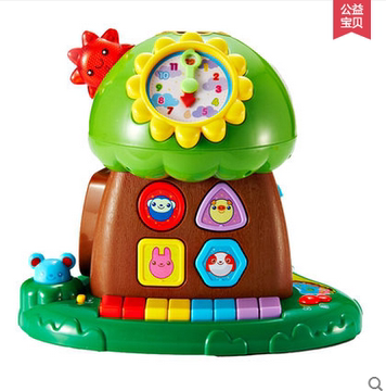 正品澳贝趣味小树奥贝音乐电子琴儿童早教婴儿宝宝益智玩具1-3岁