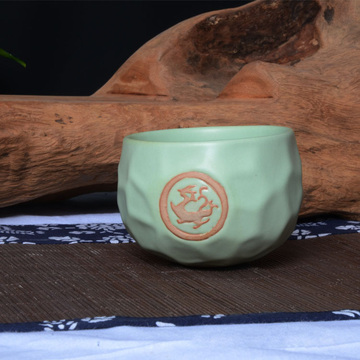 汝窑日式陶瓷青瓷手工创意品茗杯个人杯单功夫茶杯小茶碗茶盏茶具