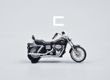 玩物尚志出品【迷你限量收藏品1:43 摩托车模型玩具-机车博物馆