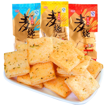 【天猫超市】小王子麦烧组合装450g好吃的膨化小零食休闲食品小吃