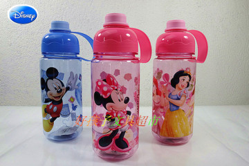 正品迪士尼塑料杯450ML儿童夏季运动水壶小学生水杯 HM2422直饮杯
