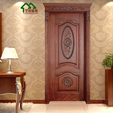 新款室内门纯原木实木门欧式雕花套装门烤漆房间门订制门厂家直销