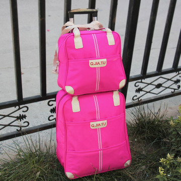 新款拉杆旅行包女行李包手提旅行箱包大容量出差行李袋登机箱防水