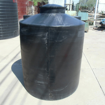 PE/聚乙烯塑料容器 1500L/升黑色平底水箱/蓄水箱/储水桶/酒缸罐
