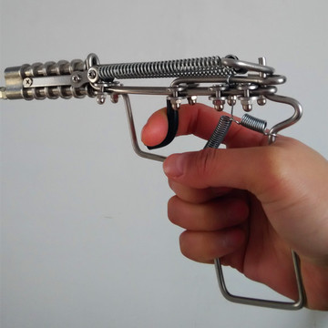 特价80后创意怀旧玩具不锈钢火柴枪链条枪洋火枪 链子枪 可批发
